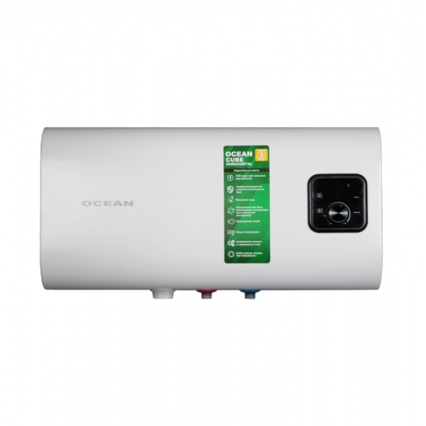 Водонагреватель OCEAN CUBE-Horizontal RZF100D-4, ET+WT (мокрый ТЭН) 100л